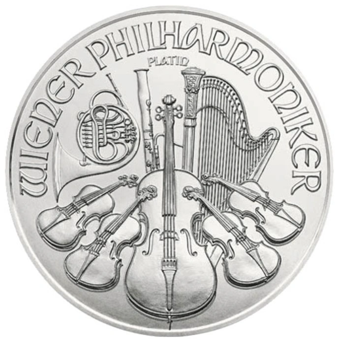 2022 Austrian Philharmonic Platinum Coin 1oz