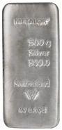 500g Silver Bar Metalor