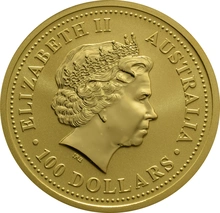 1999 Year of the Rabbit Gold Coin 1oz Perth Mint Australian Lunar Series