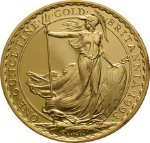 1993 Proof Britannia Gold 4-Coin Boxed Set