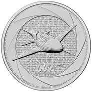2025 Six Decades of 007, Bond of the 1980s 1oz Silver Coin