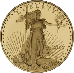 2007 Proof 1/2oz American Eagle Gold Coin