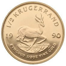 1990 Proof 1/2oz Krugerrand Gold Coin