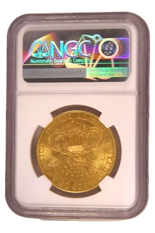 1907 $20 Gold Coin Double Eagle Liberty Head San Francisco NGC MS63