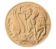 2012 Gold Sovereign Coin Diamond Jubilee Elizabeth II Fourth Head