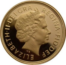 2005 Proof Gold Sovereign Boxed