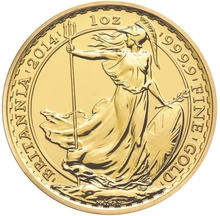 2014 Gold Britannia Coin 1oz Privy Horse Edge