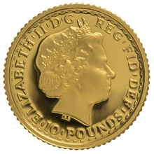 2002 Tenth Ounce Proof Britannia Gold Coin