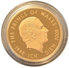 2008 - Gold Five Pound Proof Coin, Prince of Wales