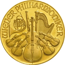 1990 Austrian Gold Philharmonic Coin 1oz