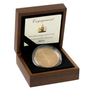 2010 Proof Gold Crown £5 Coin Royal Engagement William and Catherine Boxed