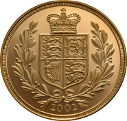 2002 Proof £2 Coin Gold Double Sovereign