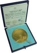 1965 Battle of Britain 25th Anniversary Gold Medal TKS 2.5" Boxed