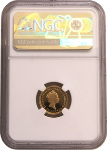 2002 Proof 1/10oz Gold Britannia Coin Maklouf Mule Mint Error NGC PF70
