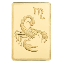 0.5g Gold Bar PAMP Zodiac Scorpio Minted