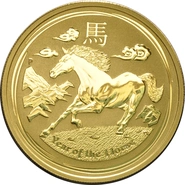 2014 Year of the Horse Gold Coin 1oz Perth Mint Australian Lunar Series