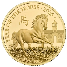2026 Royal Mint 1oz Year of the Horse Proof Gold Coin Boxed