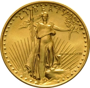 1988 1/4oz American Eagle Gold Coin MCMLXXXVIII
