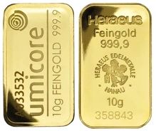 10g Gold Bar (Pre Owned)