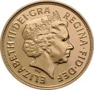 Elizabeth II Fourth Head 1998 - 2015