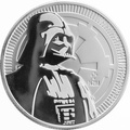 2017 Star Wars 1oz Silver Darth Vader Coin