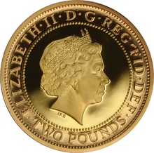 2008 Two Pound Proof Gold Coin: London Olympic Handover Ceremony