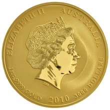 2010 Year of the Tiger Gold Coin 1kg Perth Mint Australian Lunar Series