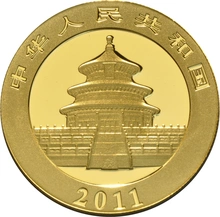2011 1oz Chinese Panda Gold Coin