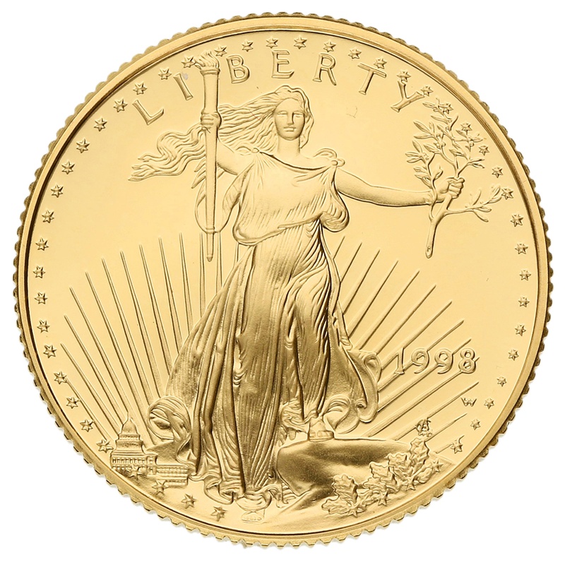 1998 Proof Quarter Ounce Eagle Gold Coin