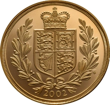 2002 Proof Gold Sovereign 3 Coin Set Boxed
