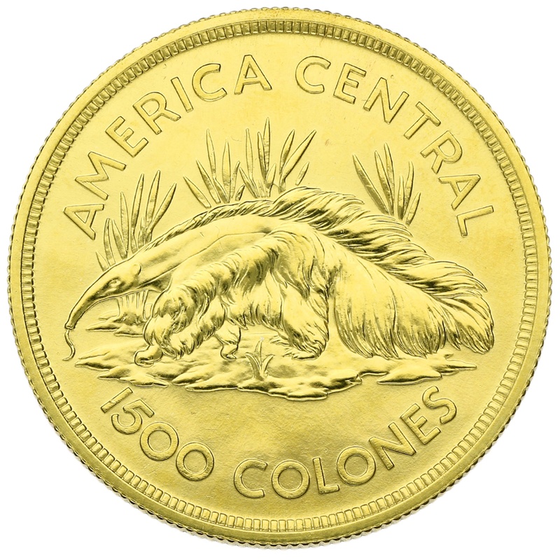1974 Costa Rican 1500 Colones
