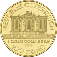 2018 1oz Austrian Gold Philharmonic Coin
