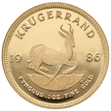 1986 Proof Krugerrand Gold Coin 1oz