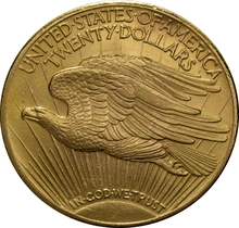 1932 $20 Gold Coin Double Eagle St Gaudens Head Philadelphia