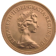 1972 Gold Sovereign Coin