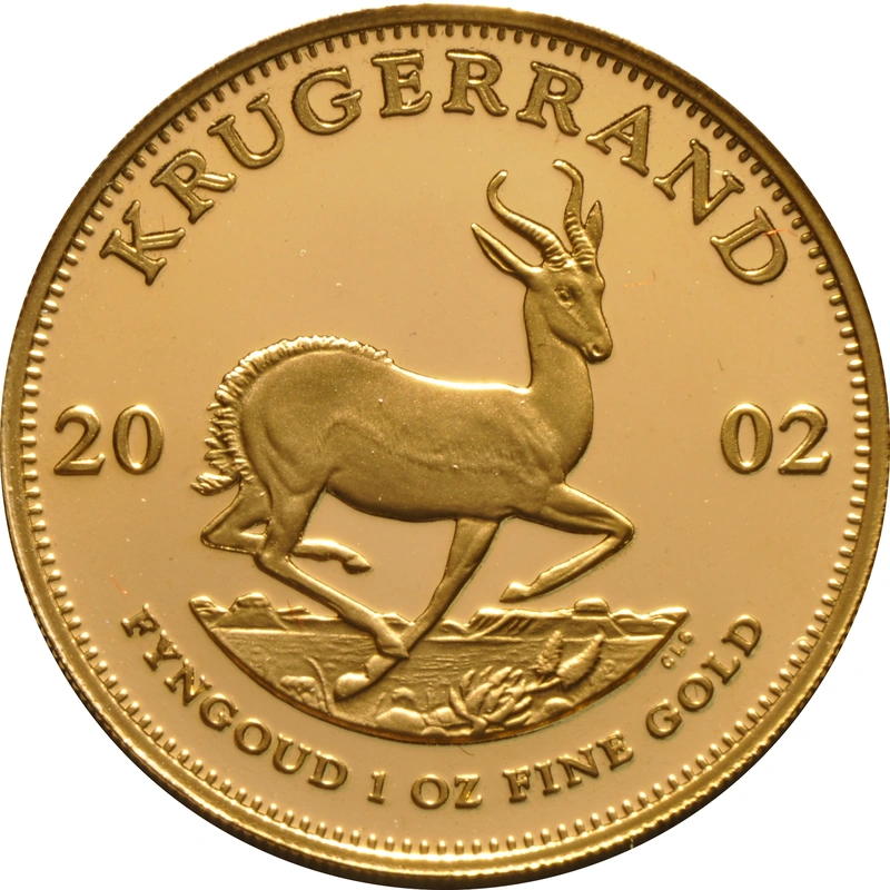 2002 Proof Krugerrand Gold Coin 1oz