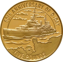1944-2004 The 60th Anniversary of D-Day Channel Islands 3-coin Gold Proof Set Boxed