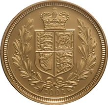 2002 Proof Gold Half Sovereign Boxed