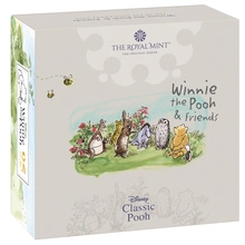 2021 Proof 50p Gold Coin Winnie the Pooh Boxed