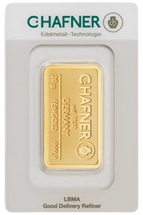 20g Gold Bar C. Hafner Minted