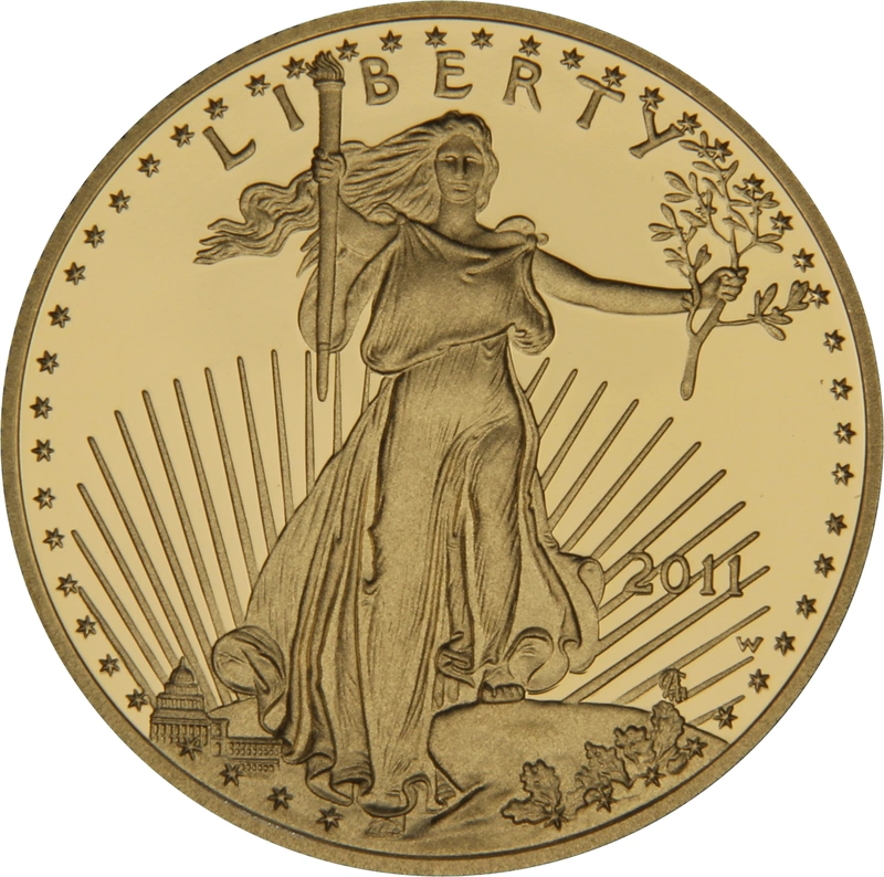 2011 Proof 1/2oz American Eagle Gold Coin