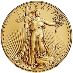 2021 American Eagle Gold Coin 1oz Type II