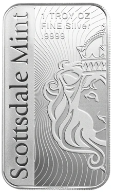 1oz Silver Bar Scottsdale The Vortex
