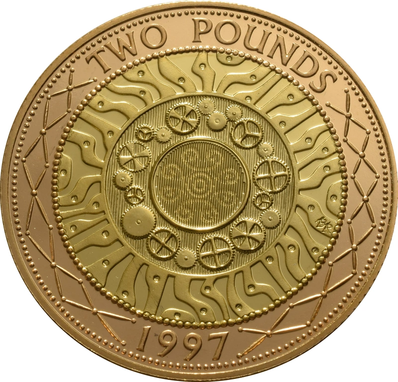1997 Proof £2 Coin Gold Double Sovereign