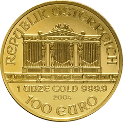 2004 Austrian Gold Philharmonic Coin 1oz