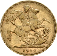1884 Gold Sovereign Coin Queen Victoria Young Head Melbourne