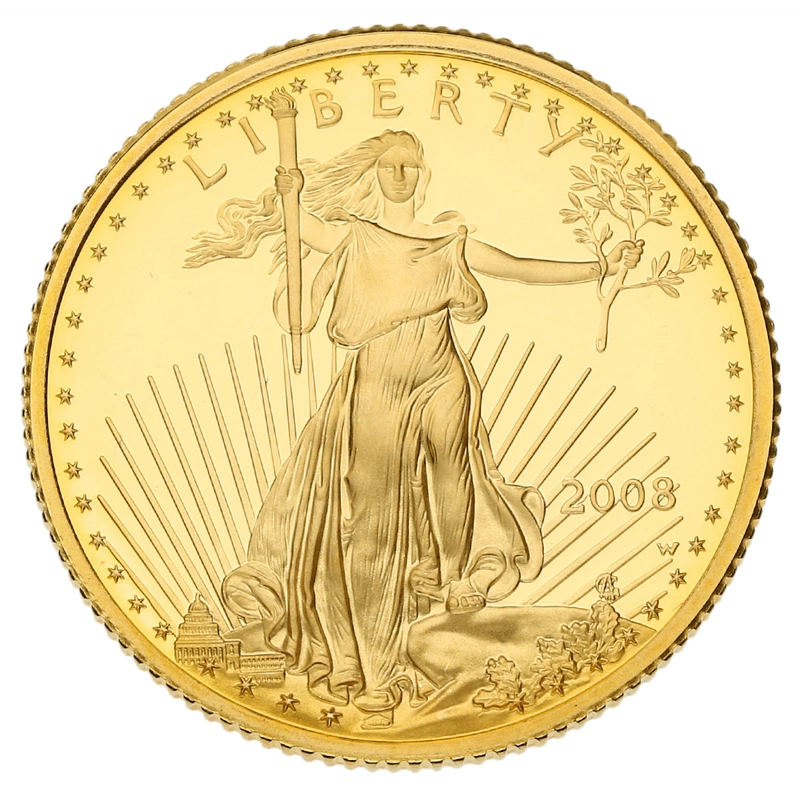 2008 Proof Quarter Ounce Eagle Gold Coin