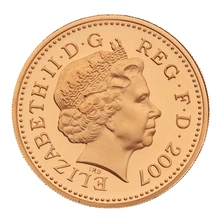 2007 Proof Gold 1 Pound Coin Millennium Bridge