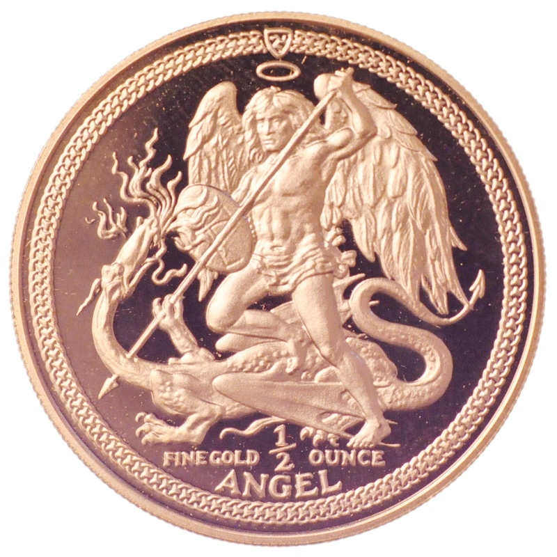 Isle of Man Angel Gold Coin 1/2oz