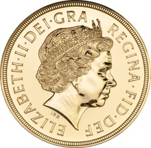 2014 Brilliant Uncirculated Gold Five Pound Coin (Quintuple Sovereign)